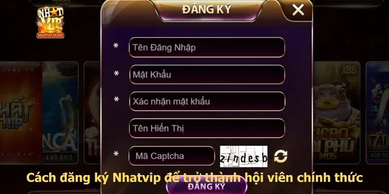 Cách đăng ký Nhatvip để trở thành hội viên chính thức