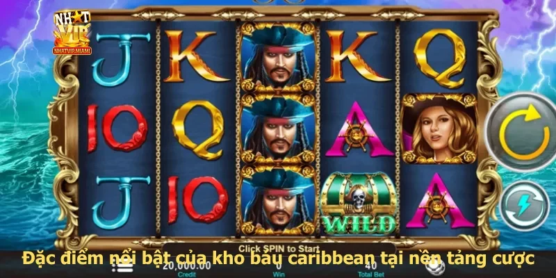 Đặc điểm nổi bật của kho báu caribbean tại nền tảng cược
